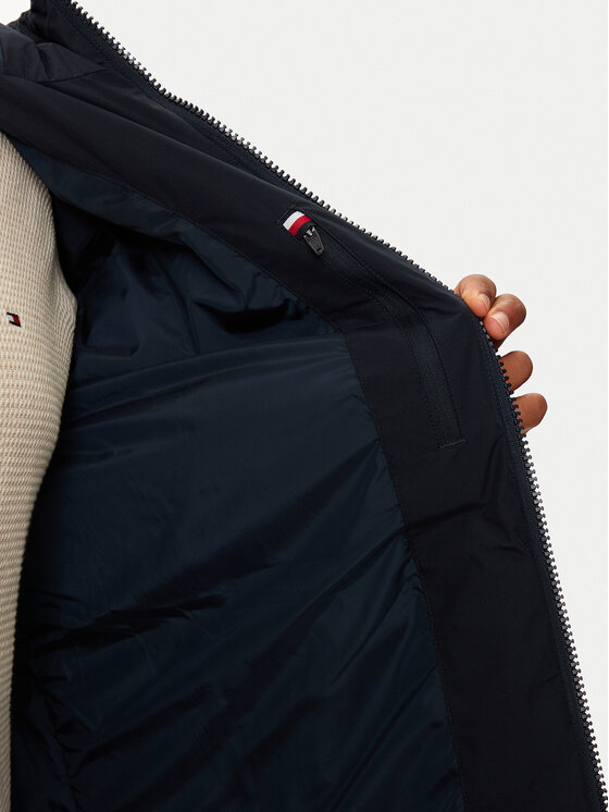 Tommy Hilfiger Tommy Hilfiger Kurtka puchowa MW0MW37368 Granatowy Regular Fit