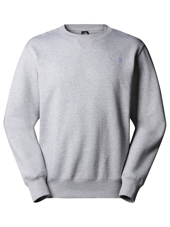 The North Face The North Face Bluză Essential NF0A89ET Gri Regular Fit