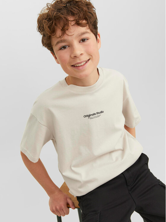 Jack & Jones Junior Jack & Jones Junior Tričko Vesterbro 12242827 Béžová Loose Fit