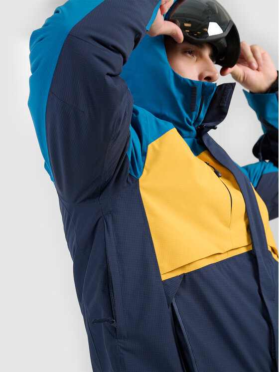 4F 4F Kurtka narciarska SKIWEAR Turkusowy Regular Fit