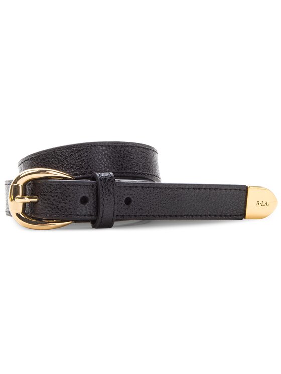 LAUREN RALPH LAUREN Lauren Ralph Lauren Dámský pásek Bennington 412710973001 Xs Černá