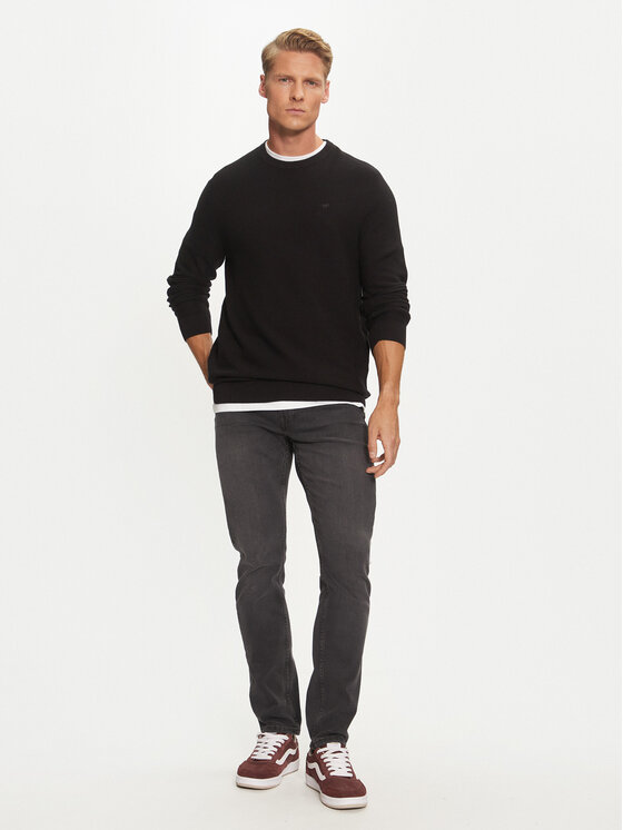 Mustang Mustang Sweater Elliot 1014688 Fekete Regular Fit