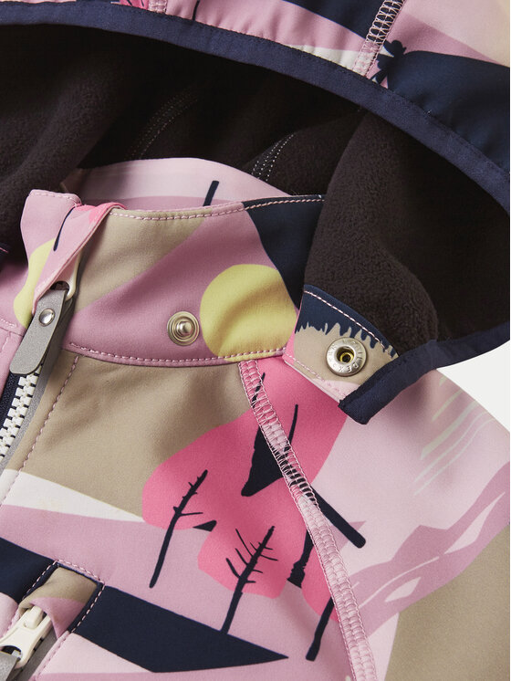 Reima Reima Softshell jakna Vantti 5100009D Ružičasta Regular Fit