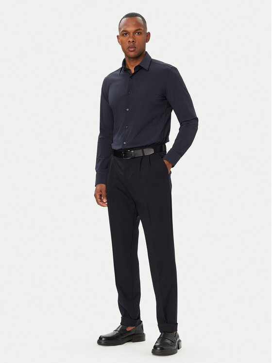 BOSS BOSS Särk P-Hank 50555747 Tumesinine Slim Fit