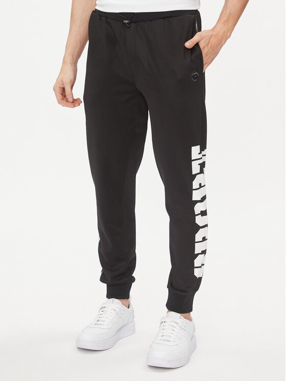 Plein Sport Plein Sport Trenirka Jogging Tracksuit: Top/Trousers AACC MJJ0606 SJO002N Črna Regular Fit