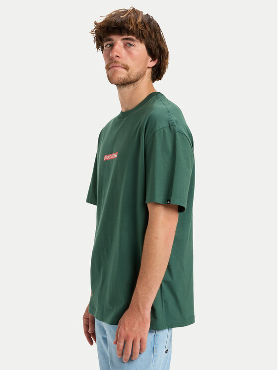 Quiksilver Quiksilver Тишърт Dna Clicker EQYZT08207 Зелен Regular Fit