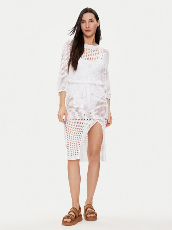 Melissa Odabash Melissa Odabash Vestito da spiaggia Brooke Bianco Regular Fit