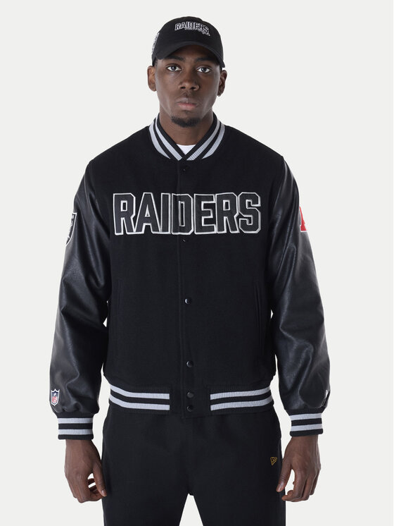 New Era New Era Bunda bomber New Era NFL Las Vegas Raiders Varsity 60596371 Černá Regular Fit