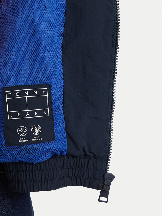 Tommy Jeans Tommy Jeans Giacca di transizione Flag DW0DW22914 Blu scuro Regular Fit