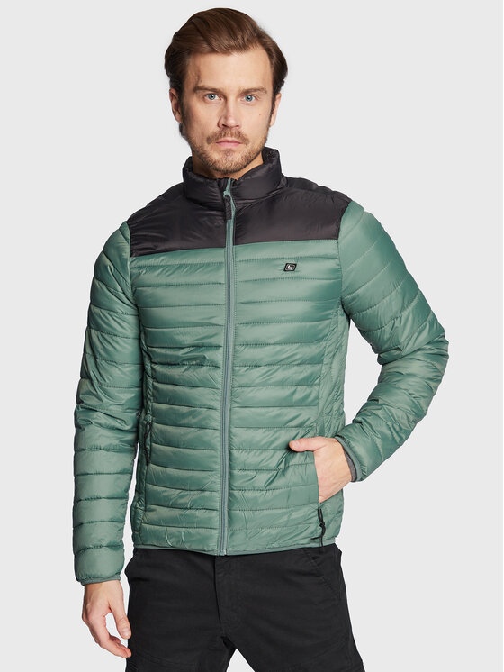 Blend Giacca di transizione 20714366 Verde Regular Fit, taglia : S