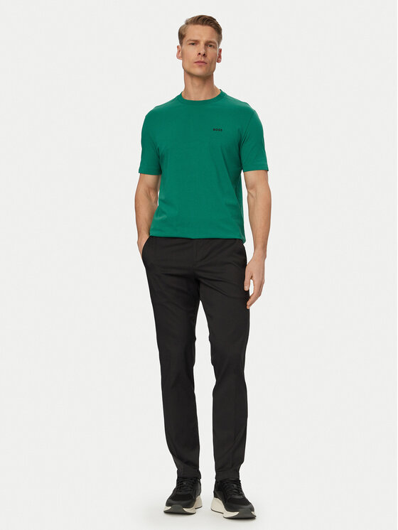 BOSS BOSS Póló 50506373 Zöld Regular Fit