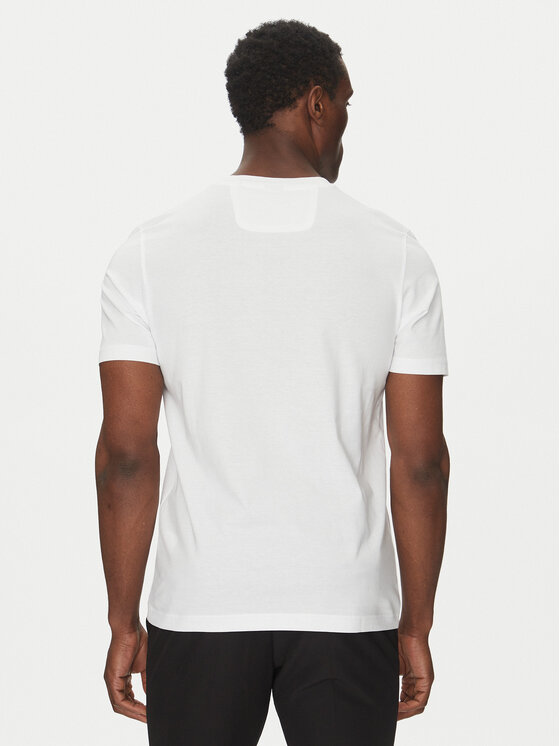 BOSS BOSS Tricou Glamping 50537834 Alb Regular Fit
