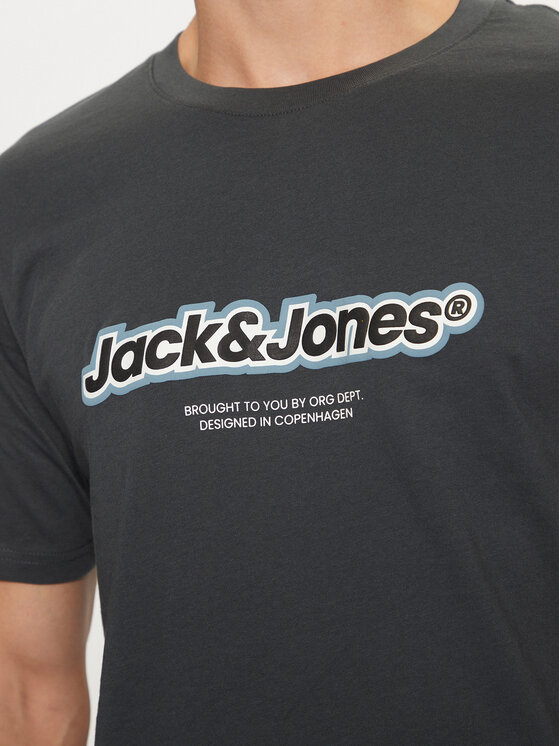 Jack & Jones Jack & Jones T-Shirt Vesterbro 12265740 Szary Relaxed Fit