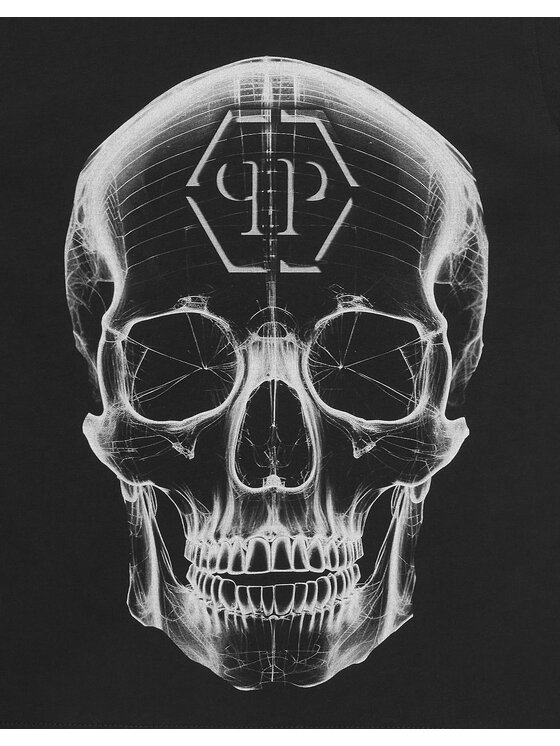 PHILIPP PLEIN PHILIPP PLEIN T-Shirt 19963 Czarny Regular Fit