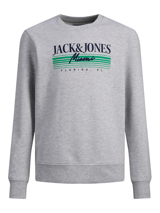 Jack&Jones Junior Jack&Jones Junior Majica dugih rukava 12235502 Siva Standard Fit