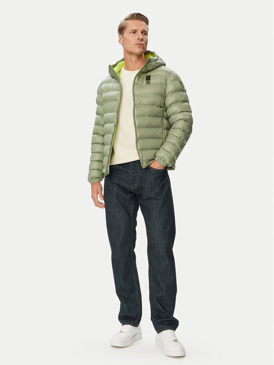 Blauer Blauer Зимно яке Charles 26WBLUC02218 Светлозелен Regular Fit