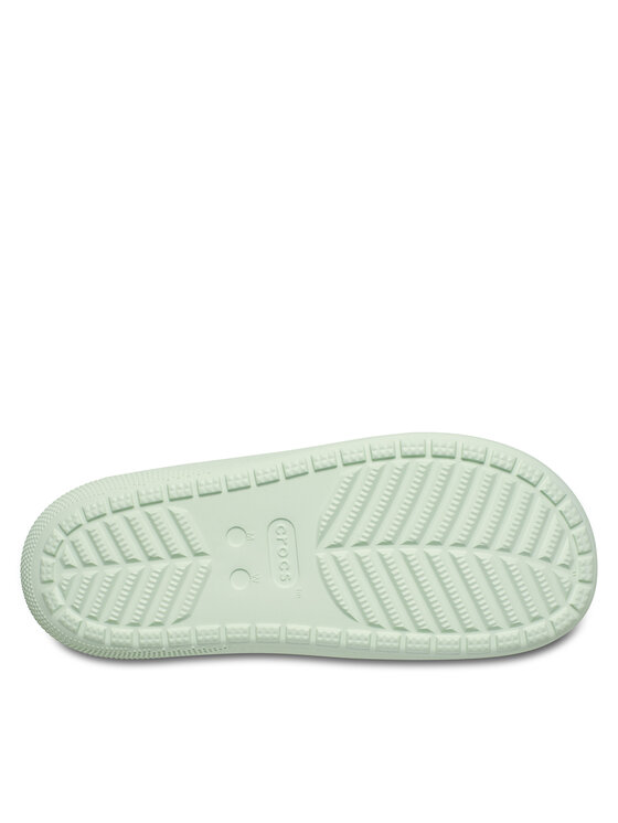 Crocs Crocs Şlapi Classic Floral Cutout Sandal 210966 Verde