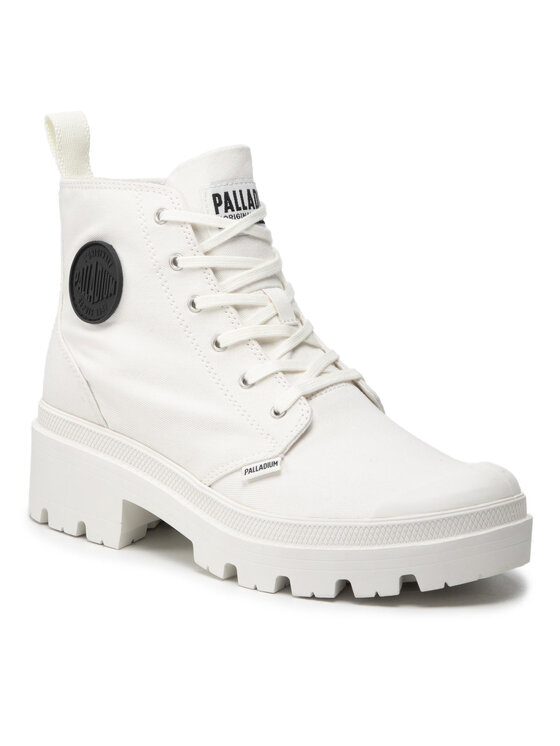 Palladium Palladium Turistická obuv Pallabase Twill 96907-116-M Bílá