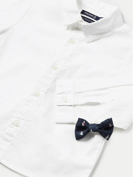 Mayoral Mayoral Camicia 2189 Bianco Regular Fit