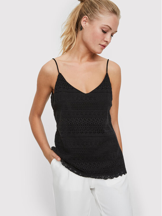 Vero Moda Top Honey 10190150 Čierna Regular Fit