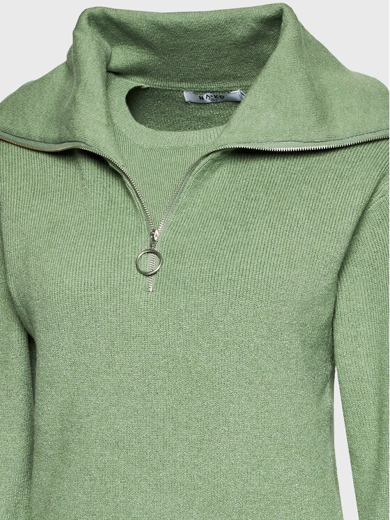 NA-KD NA-KD Džemper 1018-009305-5310-003 Zelena Regular Fit