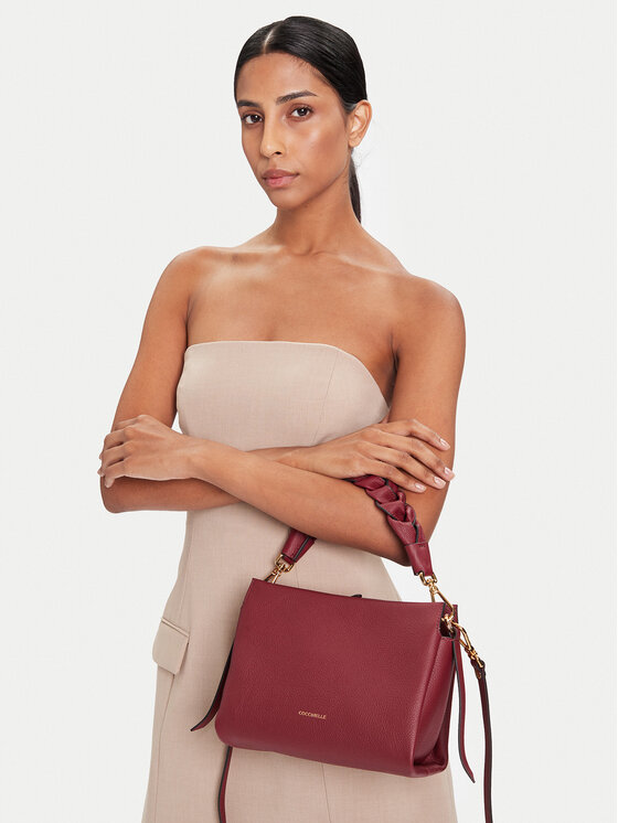 Coccinelle Coccinelle Handtasche M50 Boheme Grana Double E1 M50 58 01 01 Dunkelrot