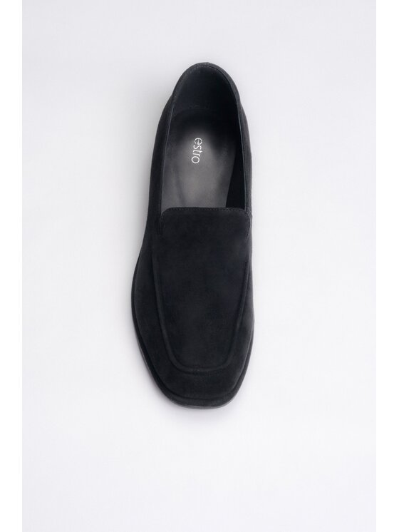 Estro Estro Μοκασίνια ER00118002 Μαύρο