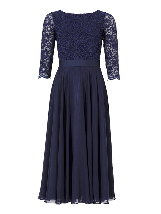 Swing Swing Sukienka koktajlowa 77761710 Granatowy Regular Fit