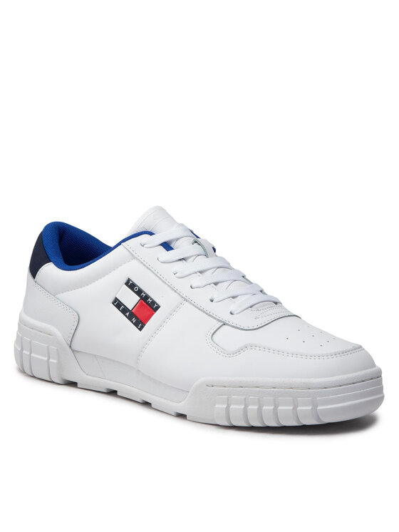 Retro leather sneakers outlet