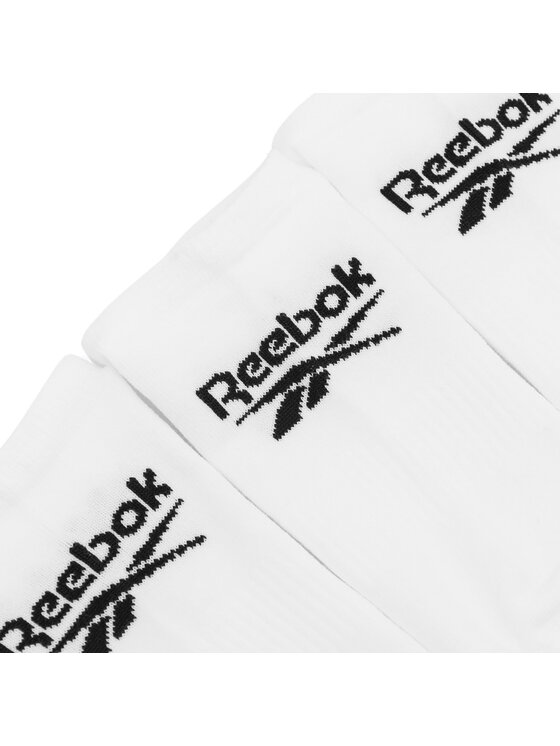 Reebok Reebok Set od 3 para unisex visokih čarapa R0353-SS24 (3-pack) Bijela