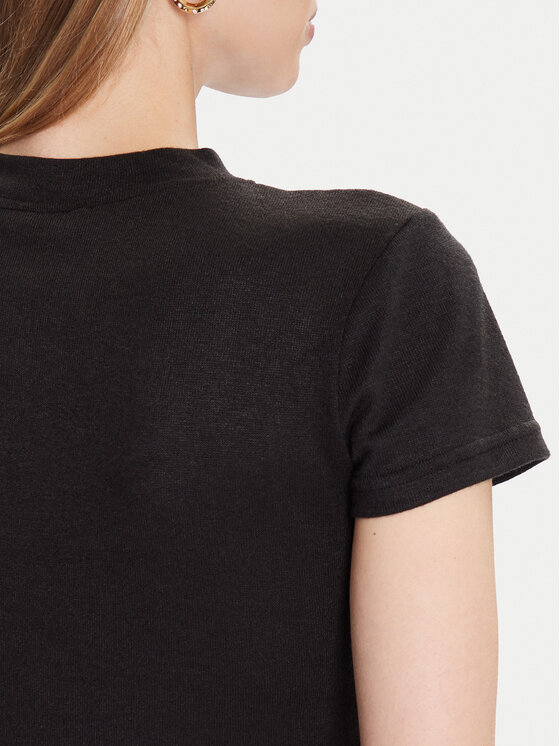 Guess Guess T-Shirt W5BP07 KCGM2 Czarny Slim Fit