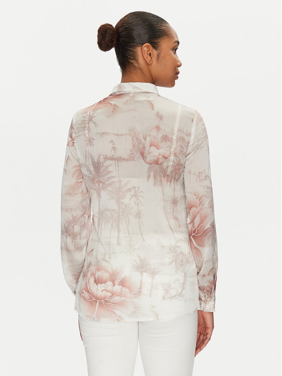 Guess Guess Srajca W5GH59 WDW82 Pisana Regular Fit