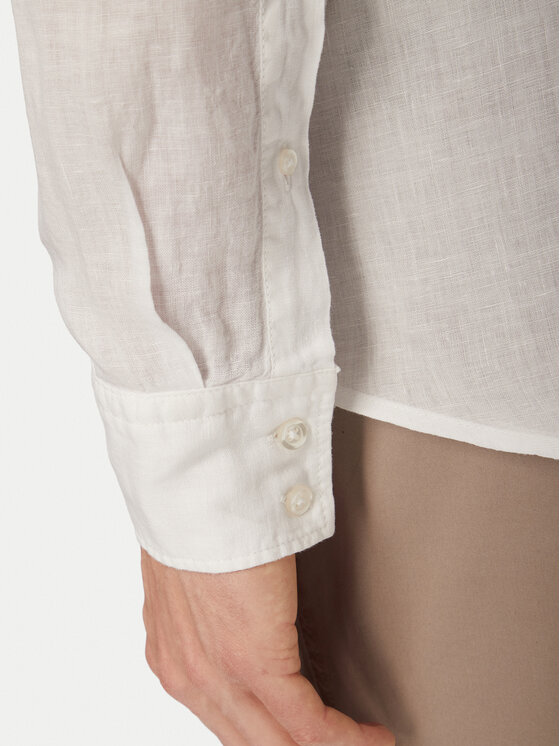 BOSS BOSS Krekls Relegant 50567579 Balts Regular Fit