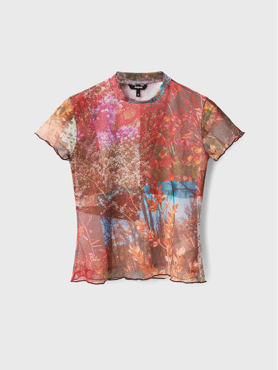 Desigual Desigual Блуза Bora 22WWTK10 Цветен Slim Fit