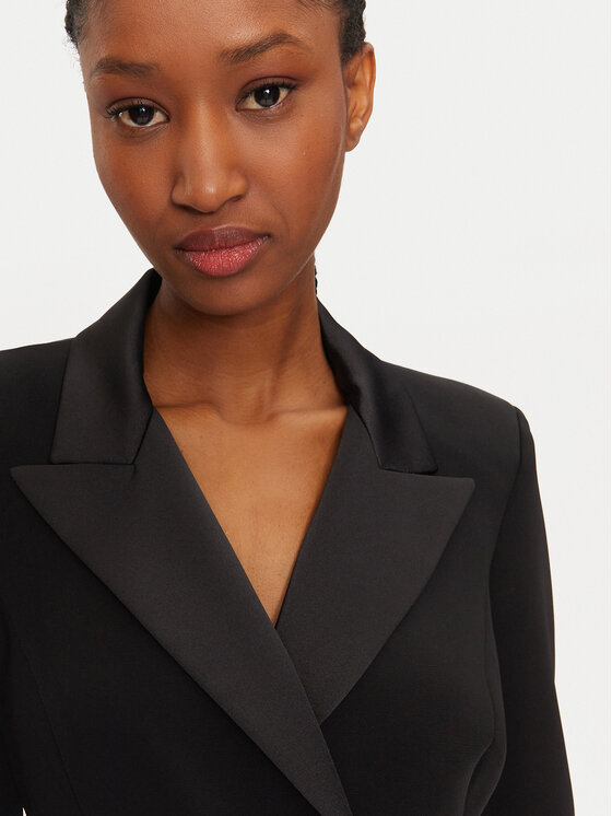 Babylon Babylon Coctailkleid E00725 Schwarz Regular Fit