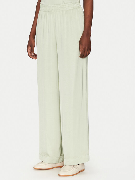 ViCOLO ViCOLO Hlače iz tkanine TD0008 Zelena Relaxed Fit