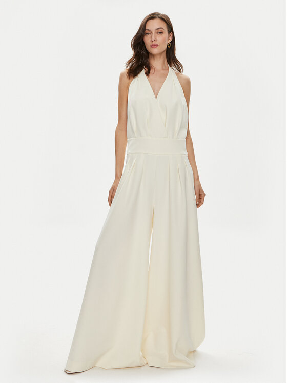Custommade Custommade Salopetă Pheli 999425530 Écru Regular Fit