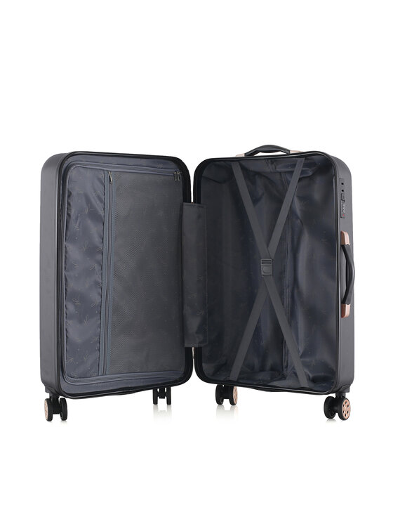 Semi Line Semi Line Mittlerer Koffer T5718-2 Schwarz