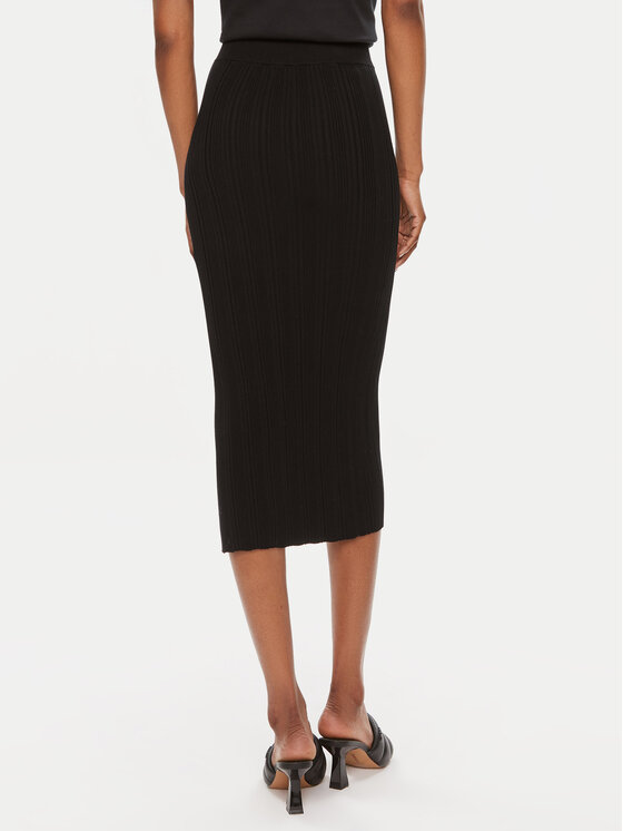HUGO Hugo Fustă tip creion Sareplie 50514292 Negru Slim Fit