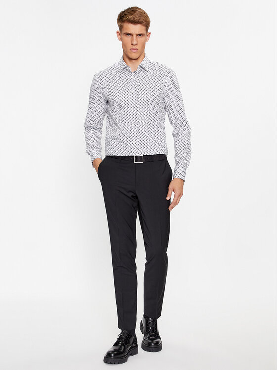 Boss Boss Košile H-Hank-S-Kent-C1-232 50502959 Bílá Slim Fit