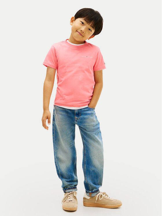 Tommy Hilfiger Tommy Hilfiger T-Shirt KS0KS00661 Hellrosa Regular Fit