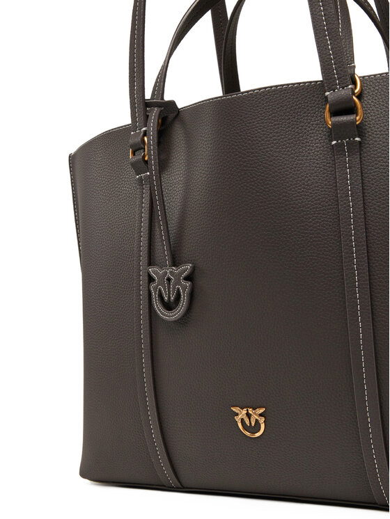 PINKO PINKO Geantă Carrie Shopper Big AI 24-25 PLTT 102832 A1LF Maro