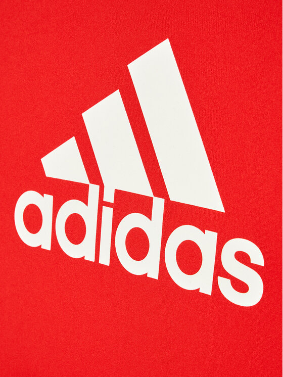 adidas T-Shirt Logo GN1477_1 Červená Regular Fit • Modivo.cz