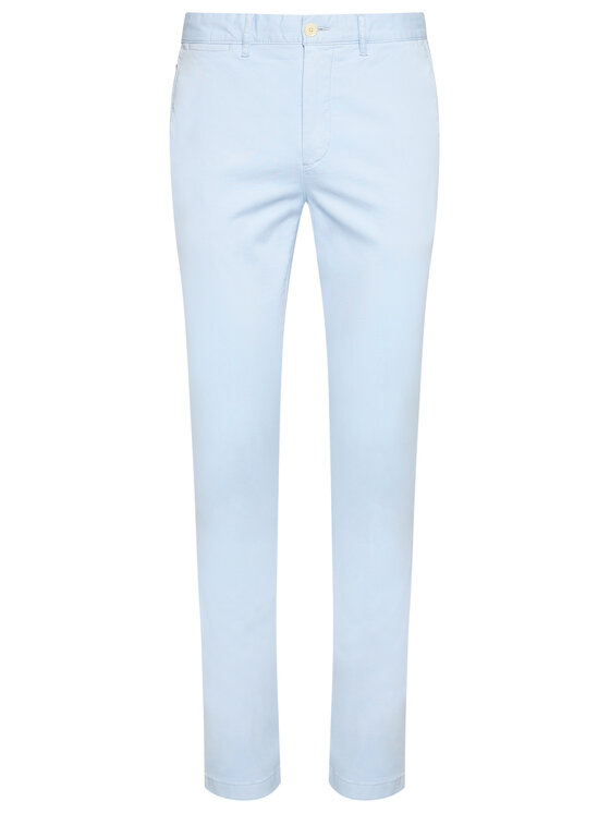 Tommy Hilfiger Tommy Hilfiger Παντελόνι chino Bleecker Satin MW0MW13287 Μπλε Slim Fit