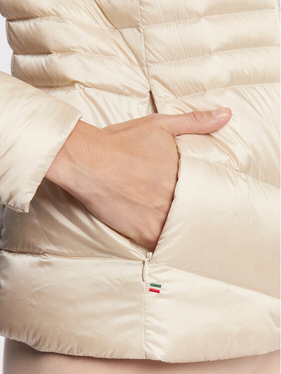 Dolomite Dolomite Pūkinė striukė Corvara Satin 285528 1457 Smėlio Regular Fit
