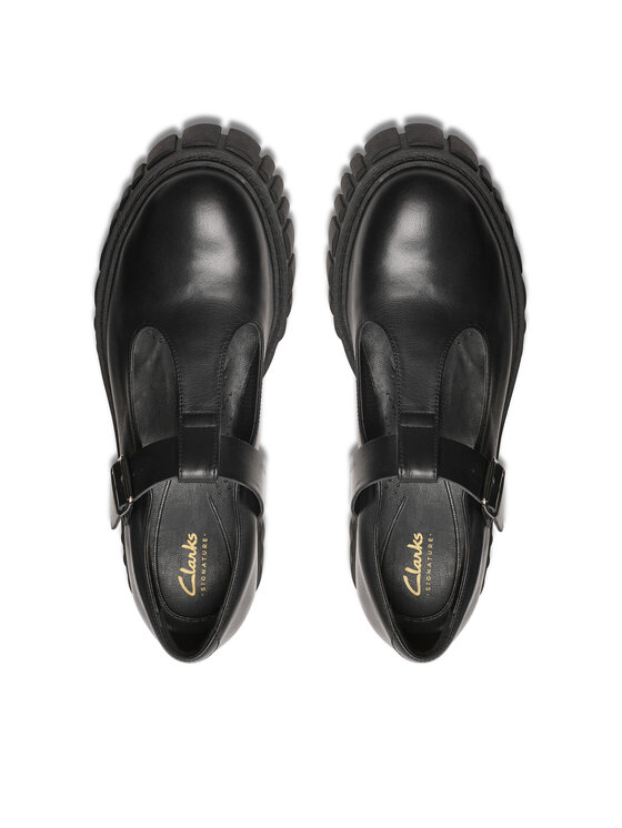 Clarks Clarks Nizki čevlji Page Bar 26178683 Črna
