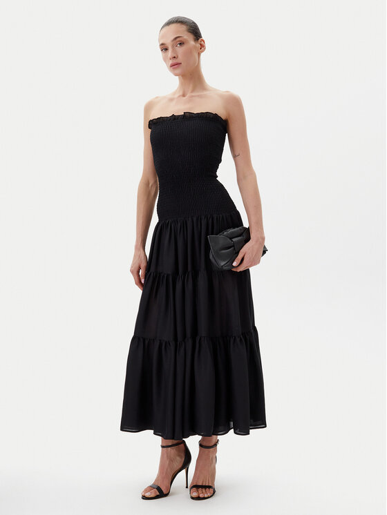 Eleh Eleh Официална рокля ESS250137 Черен Regular Fit