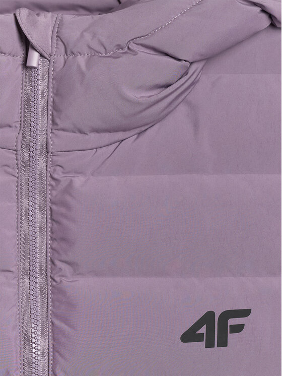 4F 4F Kurtka puchowa EVERYDAY ACTIVE Fioletowy Slim Fit