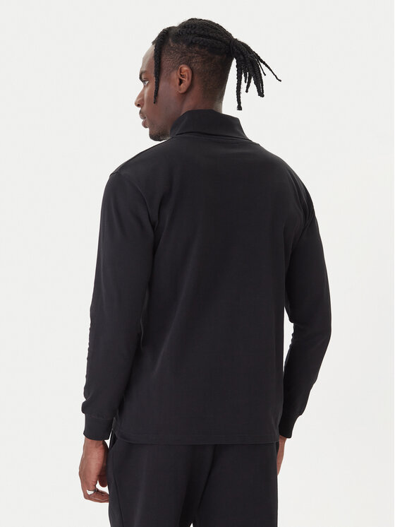 Kappa Kappa Rollkragenpullover Authentic Olvea 341X8EW Schwarz Comfort Fit