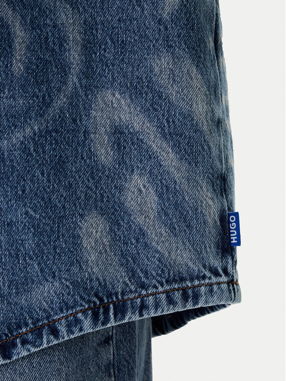 HUGO HUGO Jeanshemd Garesa_4_B 50553558 Blau Oversize